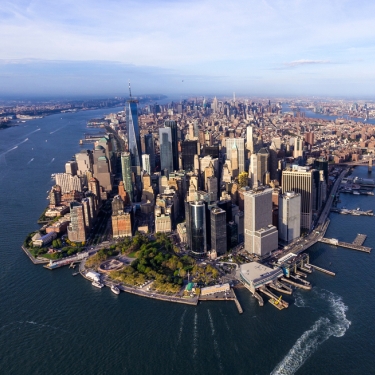 Aerial image of Lower Manhattan, NYC, East River, Hudson River, Manhattan Aerial image of Lower Manhattan, NYC, East River, Hudson River, Manhattan